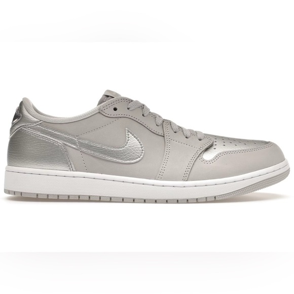 Jordan Other - Nike Air Jordan 1 Retro Low OG Shoes Gray Metallic Silver CZ0790-002 Men's NEW